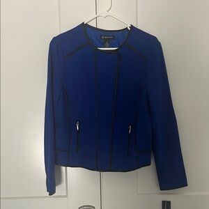 INC International Concepts Blue Tailored Blazer